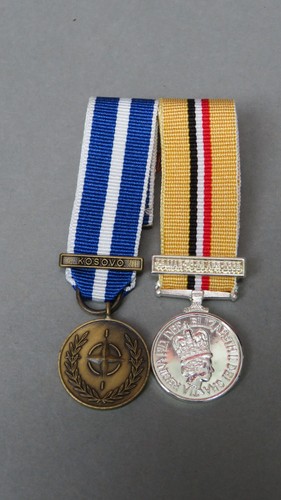 British miniature medal pair - british,