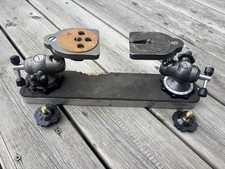 Stereo Bracket with 2x Gitzo Brevete Ball Head