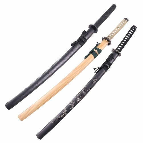Wooden sword with - wooden,