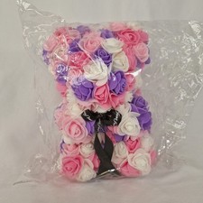 Artificial Rose Teddy Bear