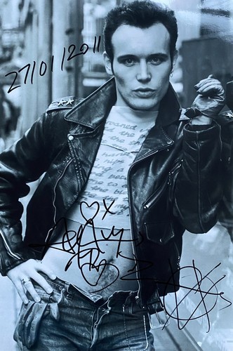 Adam ant signed - ant, 11x8