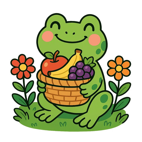 Funny frog car sticker - frog,