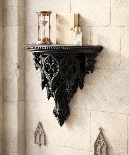 Gothic wall shelf - gothic,