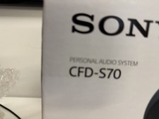 Sony CFD-S70 CD/ Radio FM/AM