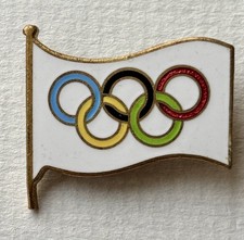 Vintage OLYMPIC GAMES FLAG