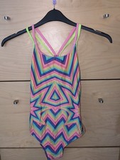 Girls colourful Zoggs swimsuit size 34" Age 12/13