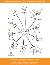 YAMAHA Horn, 5VK-H3371-00 OEM