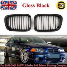 PAIR GLOSS BLACK FRONT KIDNEY