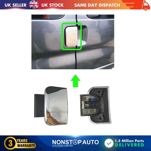 Door handle chrome front - chrome,