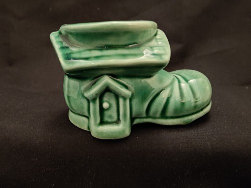 Vintage green boot - boot, novelty