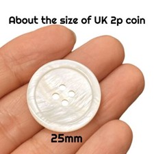 Mother of Pearl Shell 4 hole