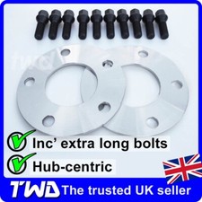 5MM ALLOY WHEEL SPACERS + BOLTS BMW 5-SERIES G30 (2017+) 5x112 PCD/66.6MM SHIM