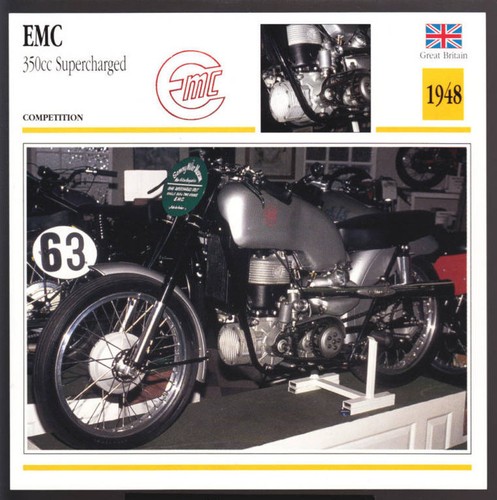 1948 emc 350cc supercharged - emc,