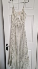 H&M Pleated Wrap Maxi Dress - Size 14