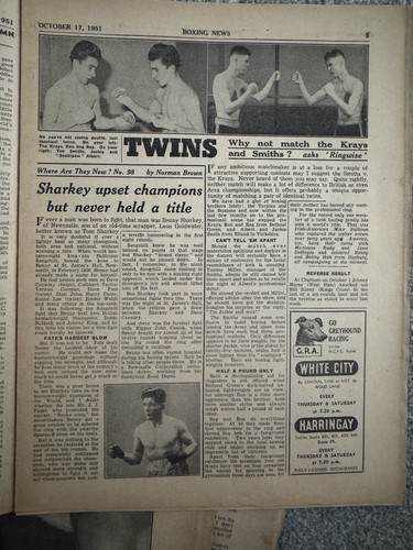 The kray twins boxing news - kray,
