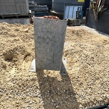 Used galvanised Pallet Racking Upright Leg Protectors / Column Guard 400mm High