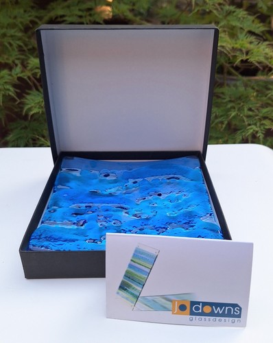 Downs fused glass dish - dish,