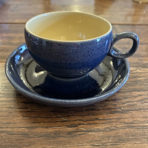 Vintage denby cottage blue cup - vintage,