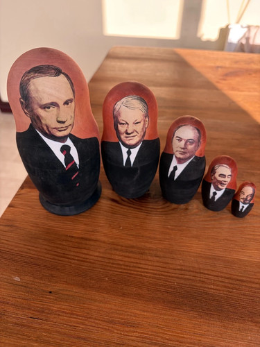 Piece wooden nesting dolls - 5,
