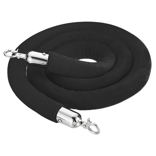 Feet black velvet stanchion - feet,