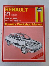 Renault 21 Haynes Manual 1986