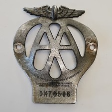 Vintage AA Badge no. 0M70566