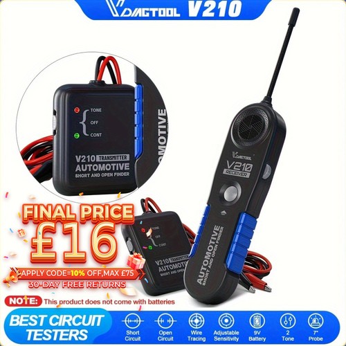 Vdiagtool v210 car wire tracer - vdiagtool,