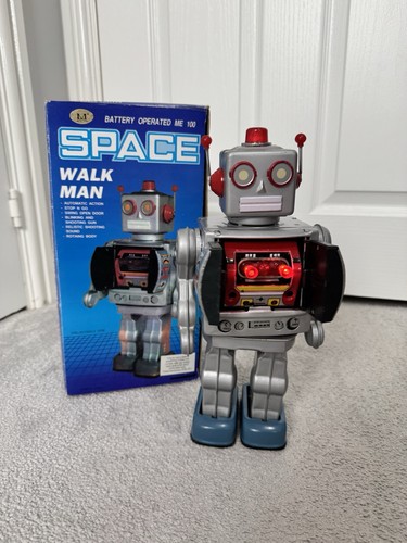 Vintage space walk man walking - space,