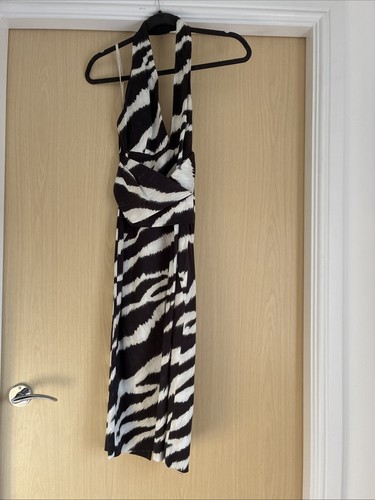Karen millen halter neck zebra - neck,