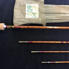 Rare Vintage Edgar Sealey Brook Rod 8ft 8" twin tip fly fishing rod