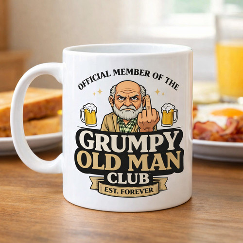Grumpy old man funny - grumpy,