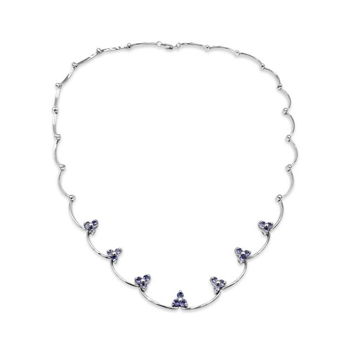 Tanzanite 14ct white gold - 14ct,