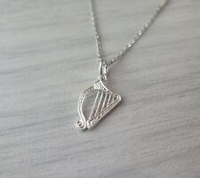 Sterling Silver Irish Harp