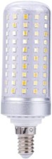 E14 LED Corn Bulb 25W 6000K Daylight AC85-265V 3-Pack Low Heat Long Life
