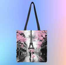PINK EIFFEL TOWER Tote Bag