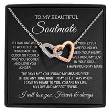 To My Soulmate Necklace, Gift