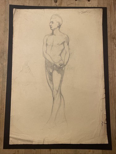 Antique art deco original - art,