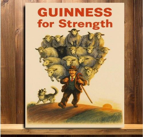 Guinness metal signs