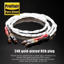 Pure Silver RCA Cable 100%