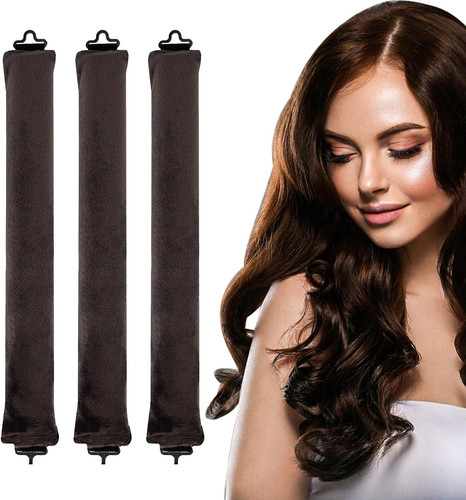 Elook 3pcs heatless curlers - heatless,