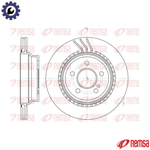 Brake disc 6760 - brake,