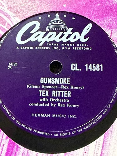 Tex ritter gunsmoke - ritter,