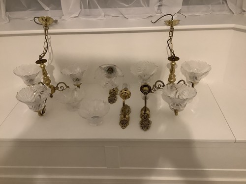 Excellent set solid brass - excellent,