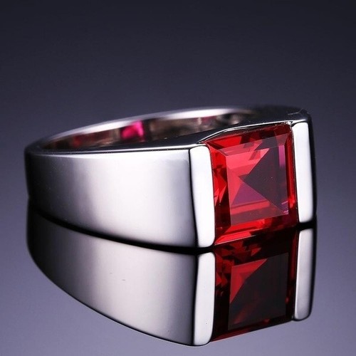 Beautiful pink ruby - pink, mens