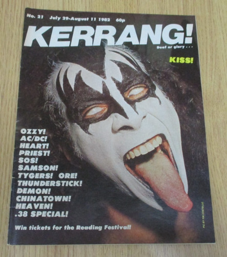 Vintage kerrang magazine 21 - kerrang!, #21