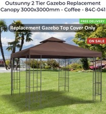 Outsunny tier gazebo - outsunny, 2