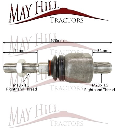 Steering joint track tie - joint, rod
