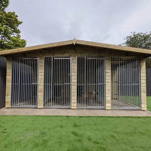 Four bay dog kennel - 16, 10