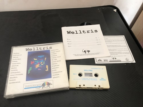 Commodore c64 welltris - c64, ~