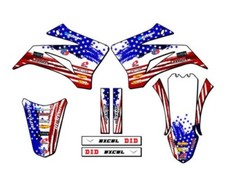 2008-2022 TTR 125 MERICA Usa Senge Graphics Kit Compatible with Yamaha